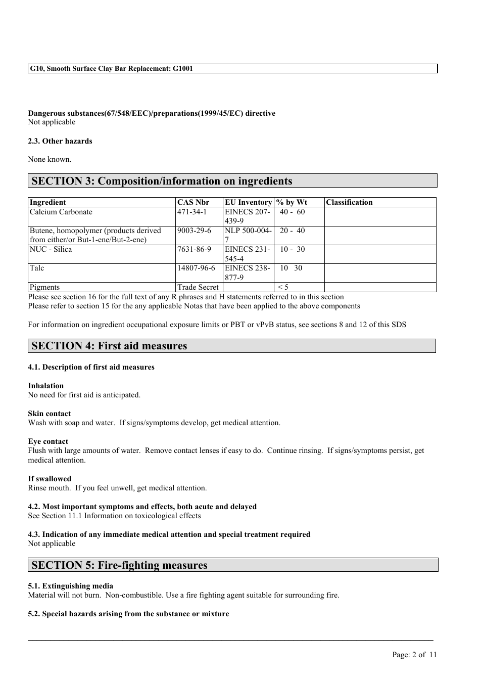 MEGUIAR'S G3300 User Manual | Page 51 / 71