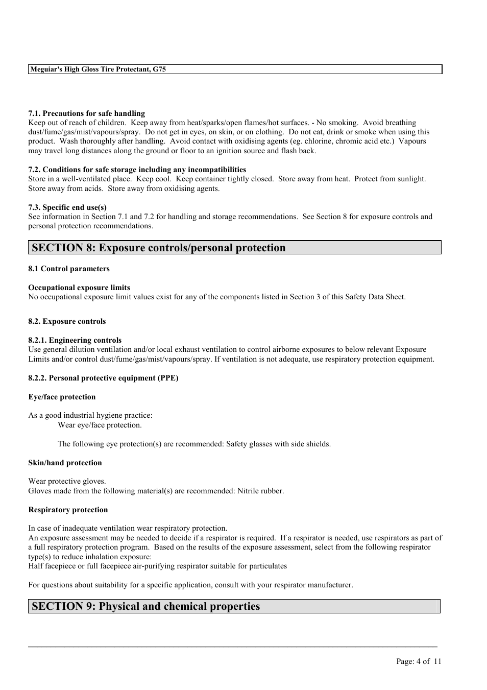 MEGUIAR'S G3200 User Manual | Page 6 / 37