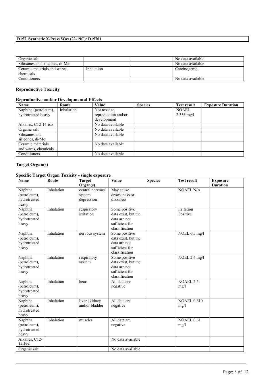 MEGUIAR'S D157 User Manual | Page 8 / 12