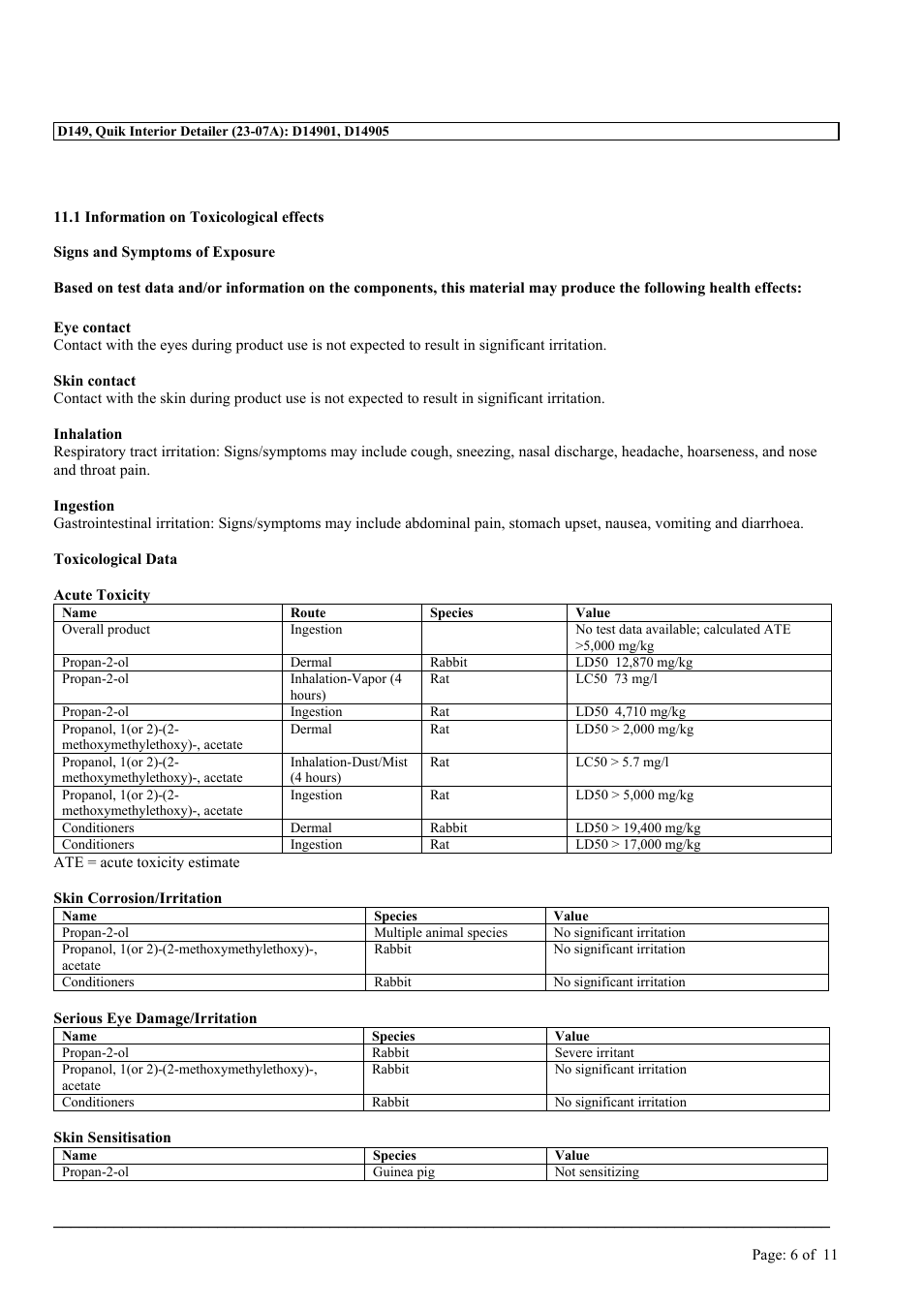 MEGUIAR'S D149 User Manual | Page 6 / 11