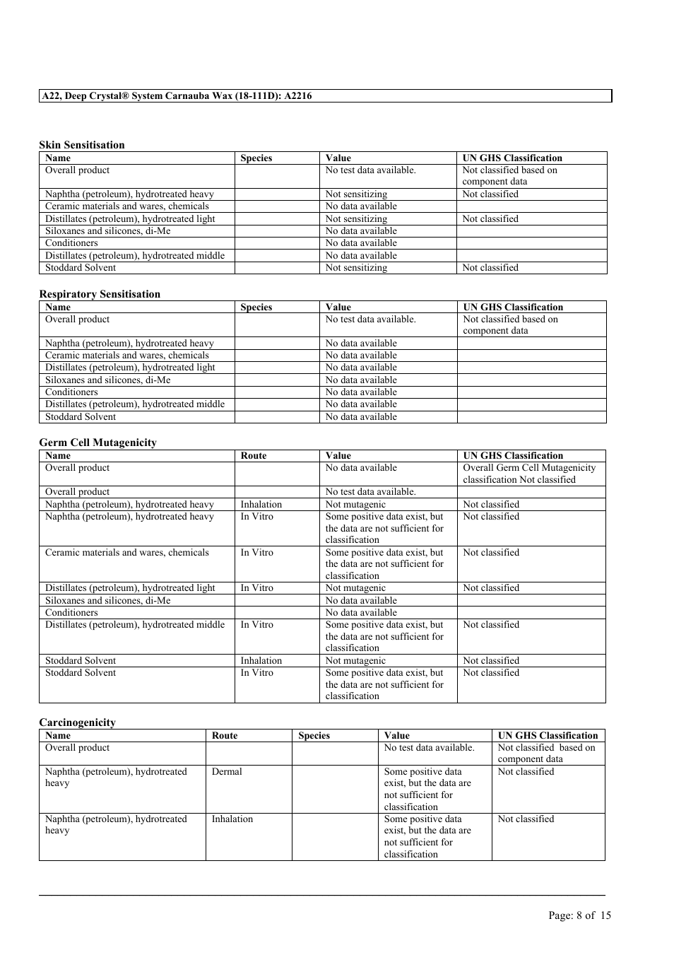 MEGUIAR'S A22 User Manual | Page 8 / 15