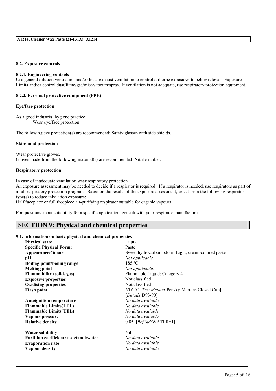 MEGUIAR'S A1214 User Manual | Page 5 / 16