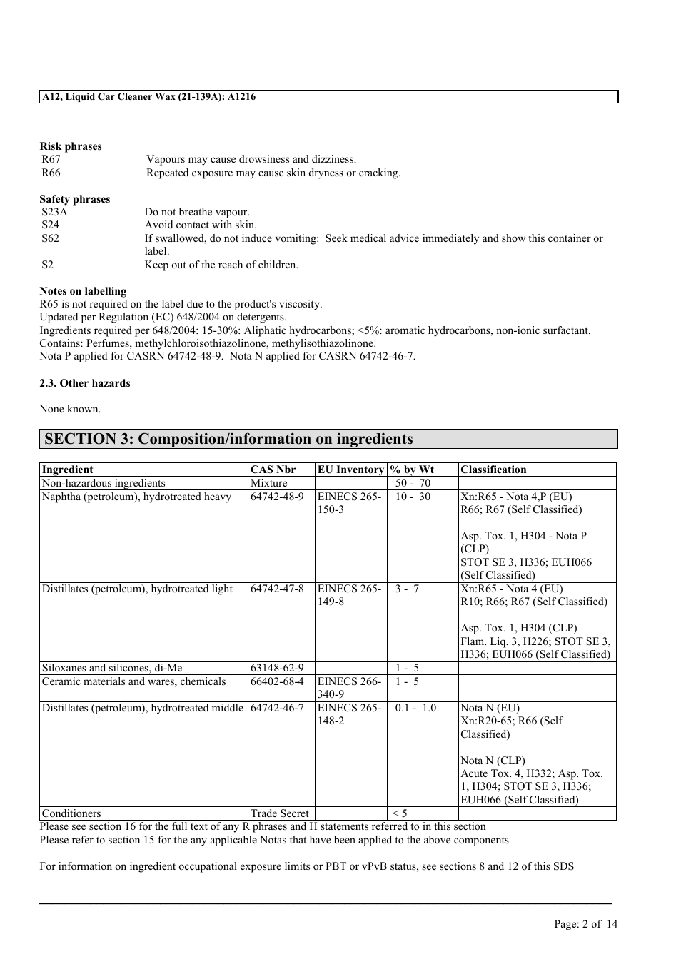 MEGUIAR'S A12 User Manual | Page 2 / 14