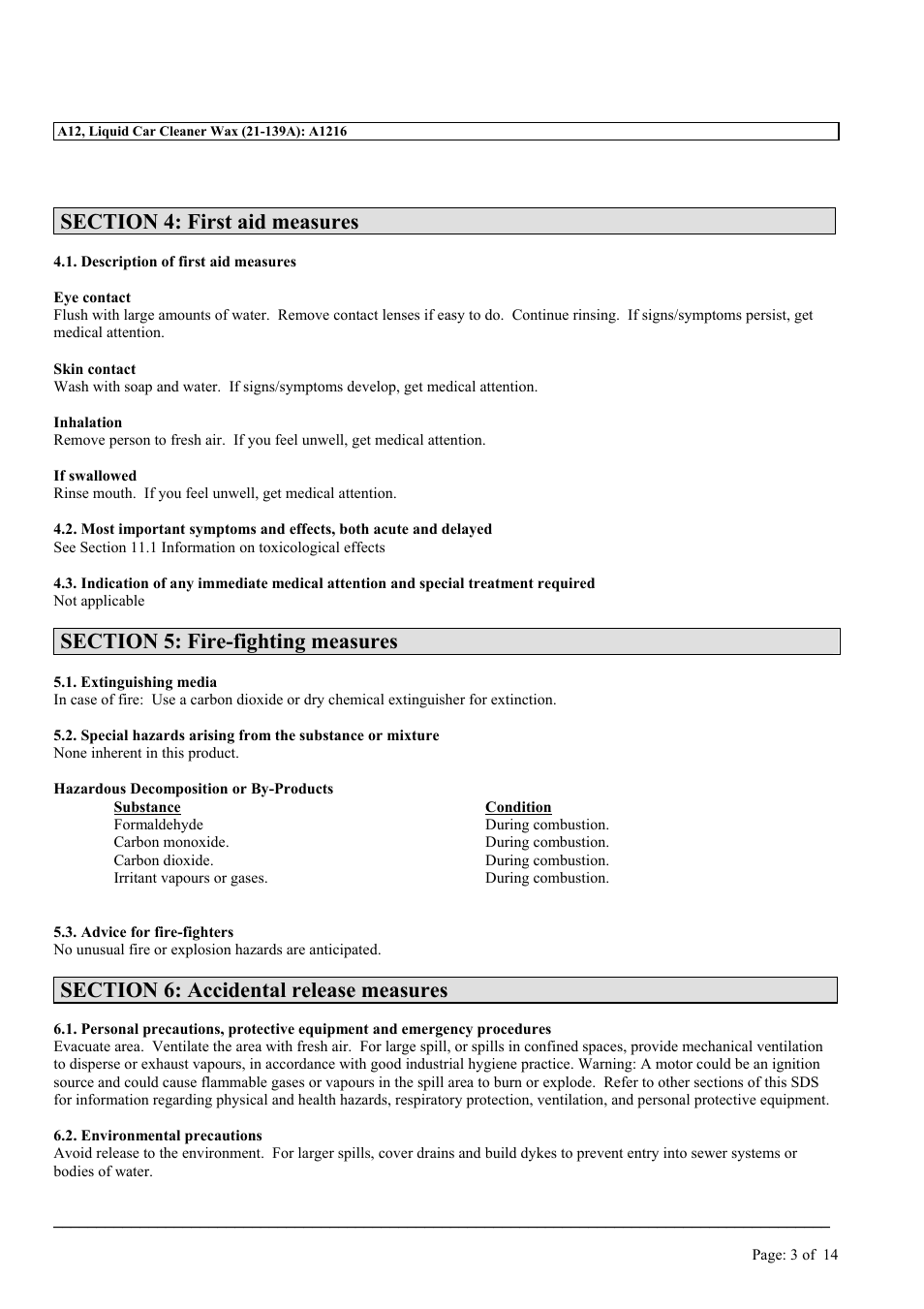 MEGUIAR'S A12 User Manual | Page 3 / 14