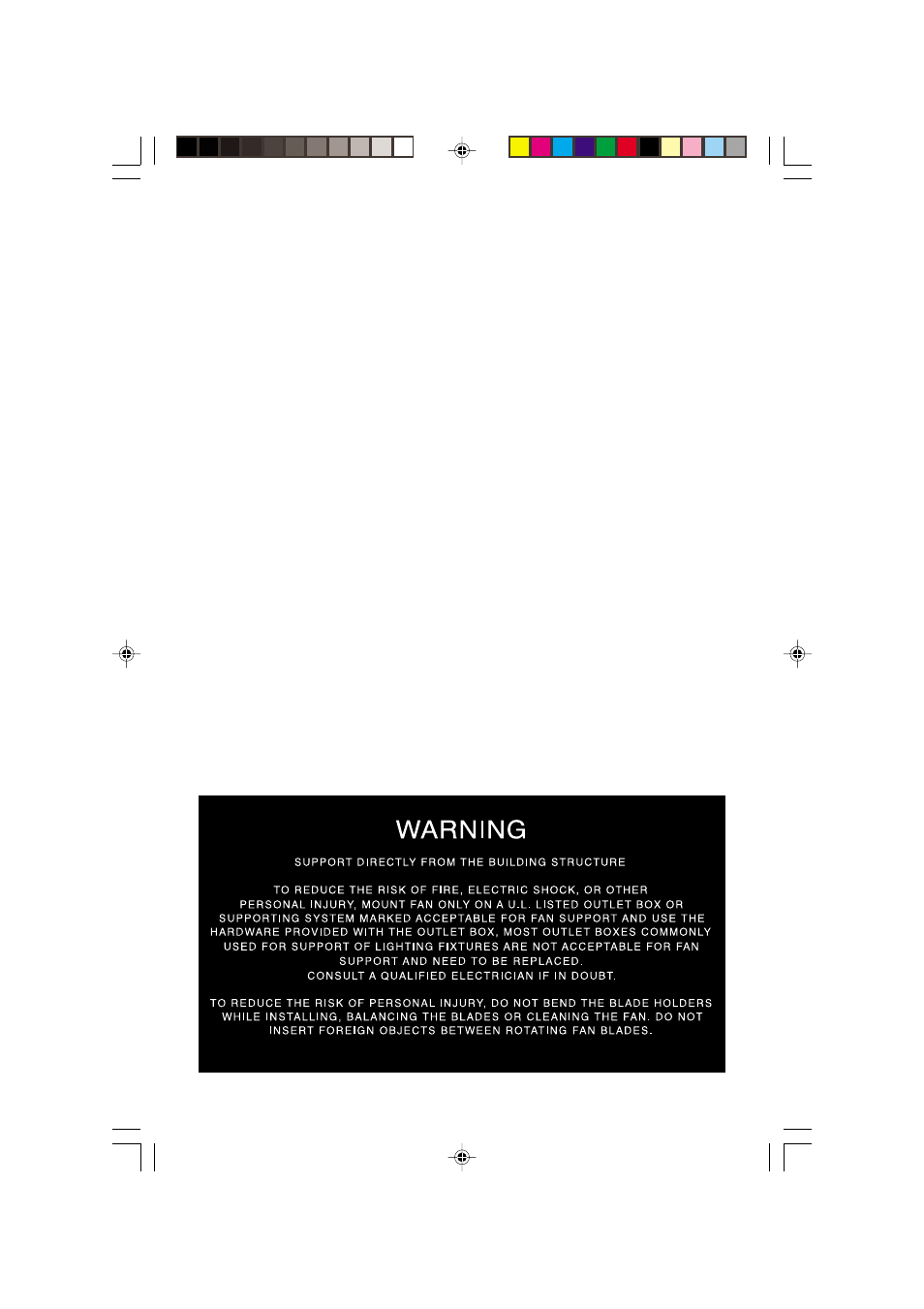 Afety, Irst | Minka Group F547-ABR User Manual | Page 4 / 15