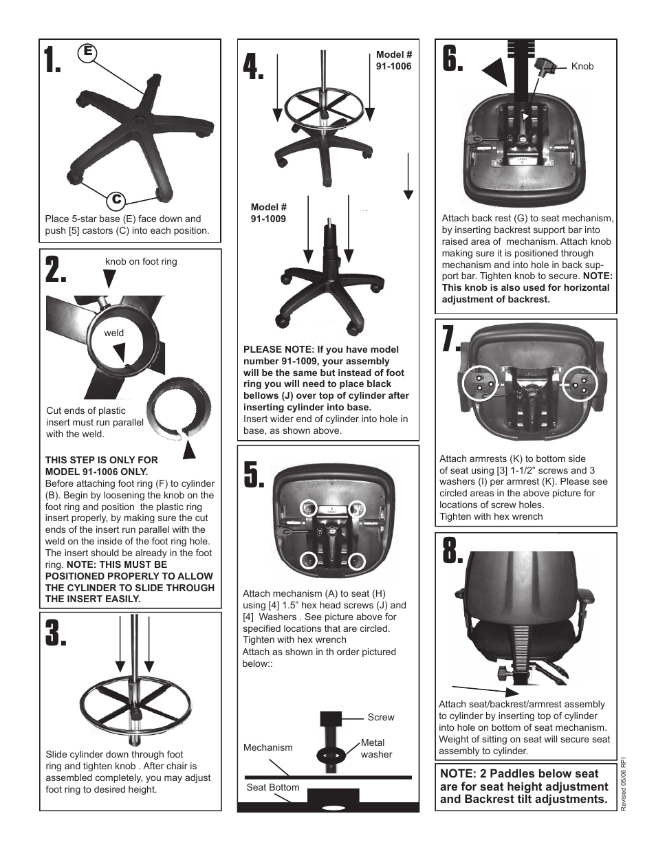 Martin Universal Design 91-1006  STANFORD CHAIR User Manual | Page 2 / 2