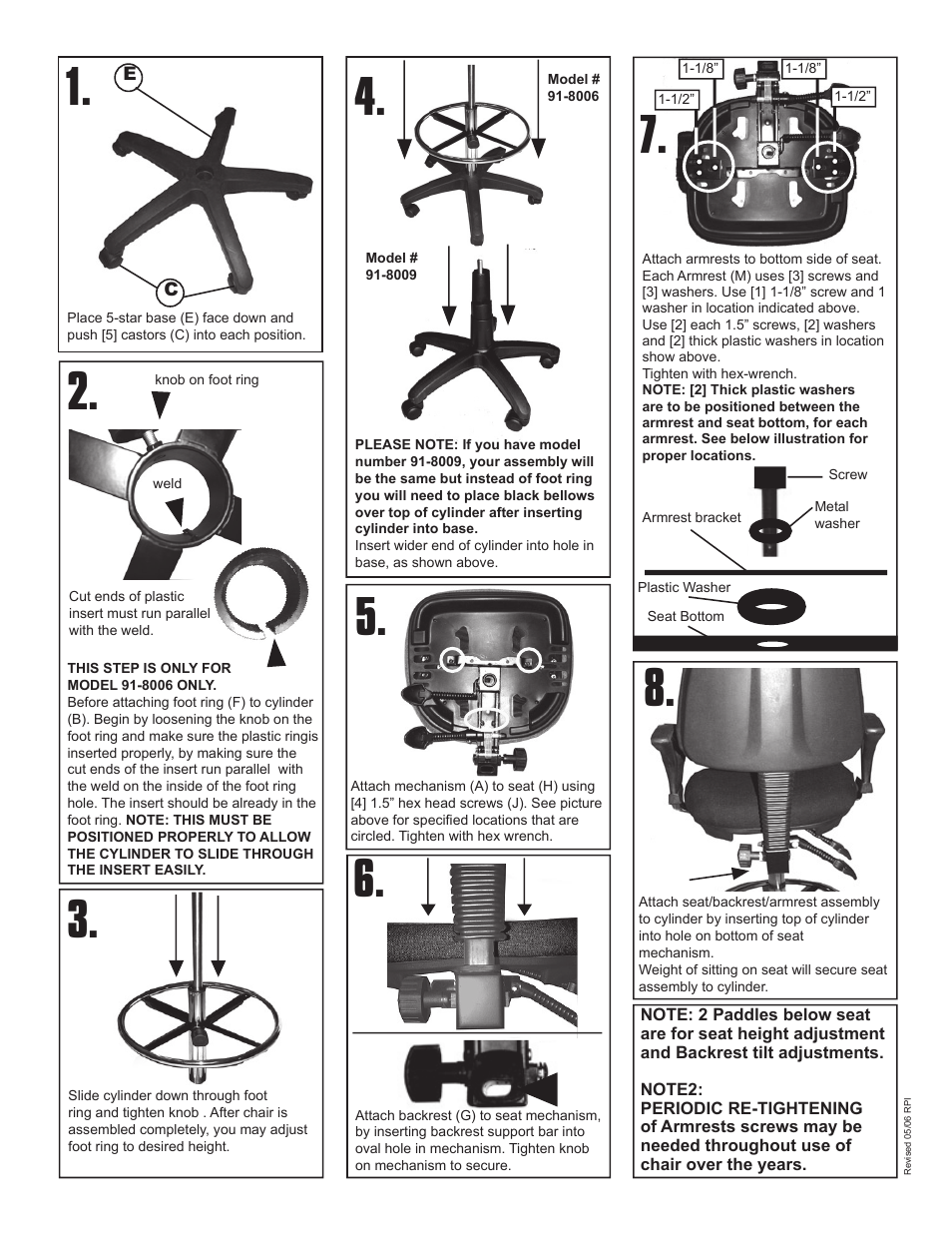 Martin Universal Design 91-8006  VESUVIO CHAIR User Manual | Page 2 / 2