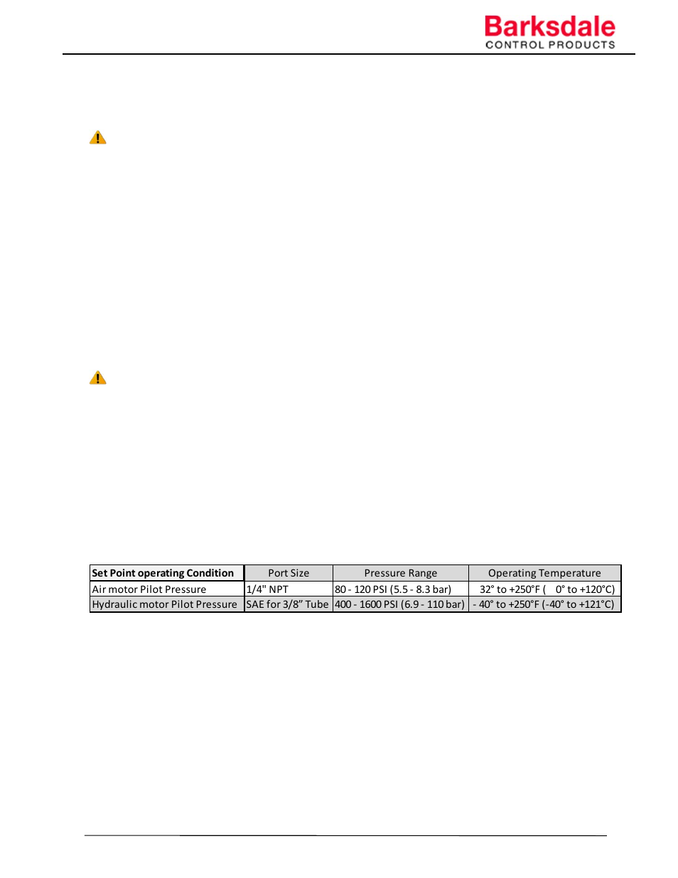 Barksdale Series 20495 User Manual | Page 6 / 10