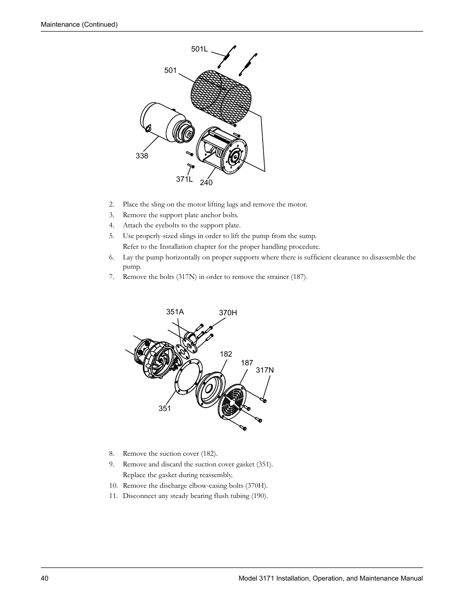 Goulds Pumps 3171 - IOM User Manual | Page 42 / 60