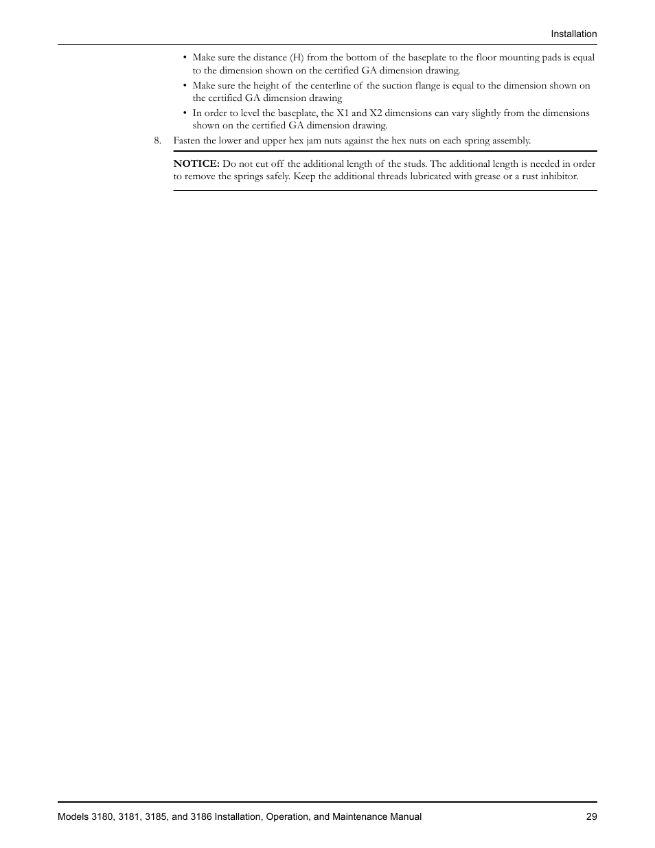 Goulds Pumps 3180-86 - IOM User Manual | Page 31 / 158