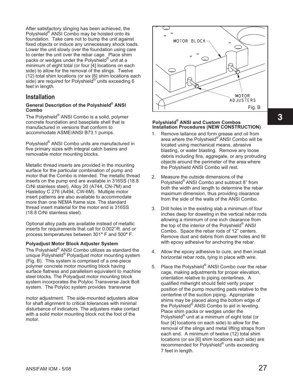Installation | Goulds Pumps ANSI FAMILY IOM (ATEX Compliant) - IOM User Manual | Page 29 / 148