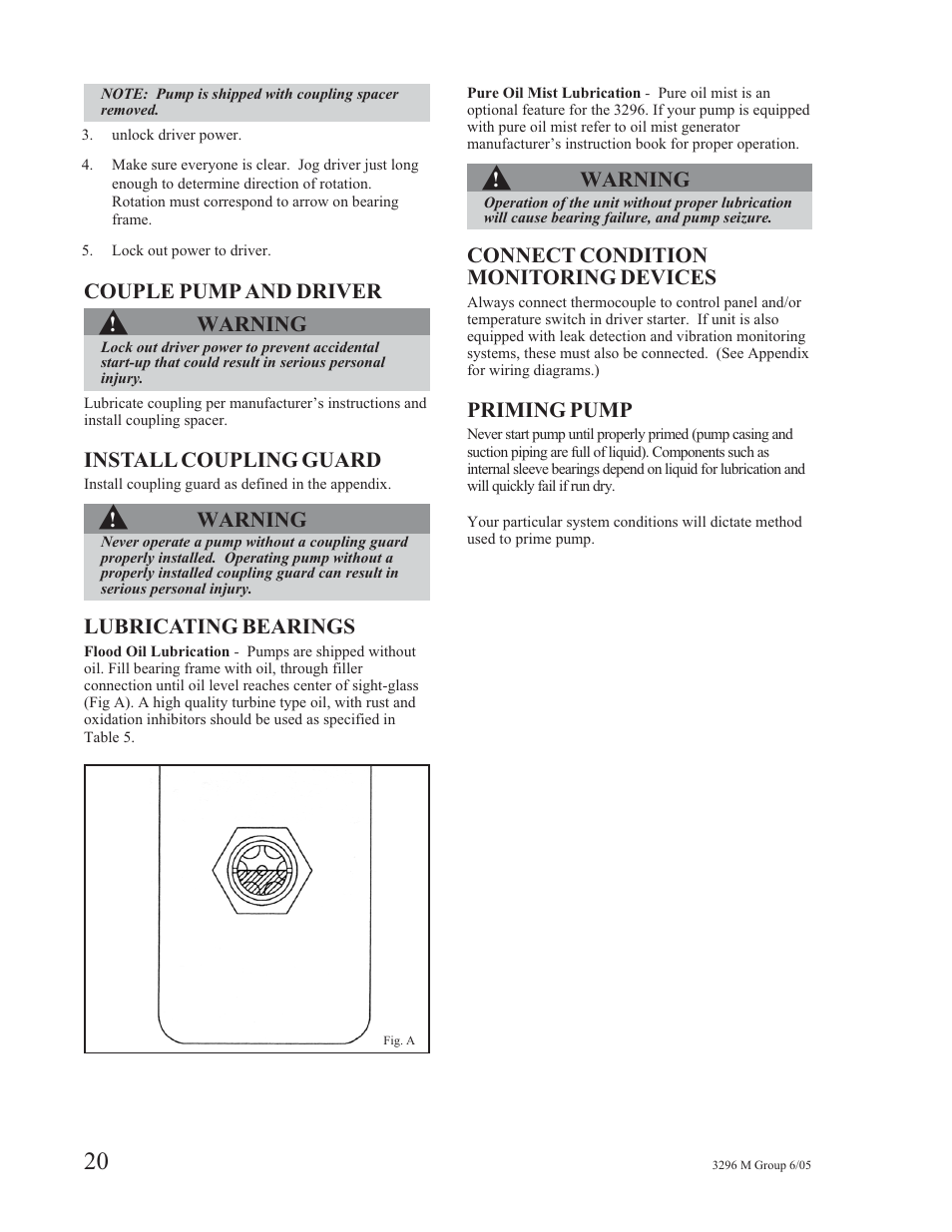 Goulds Pumps 3296M - IOM User Manual | Page 24 / 92