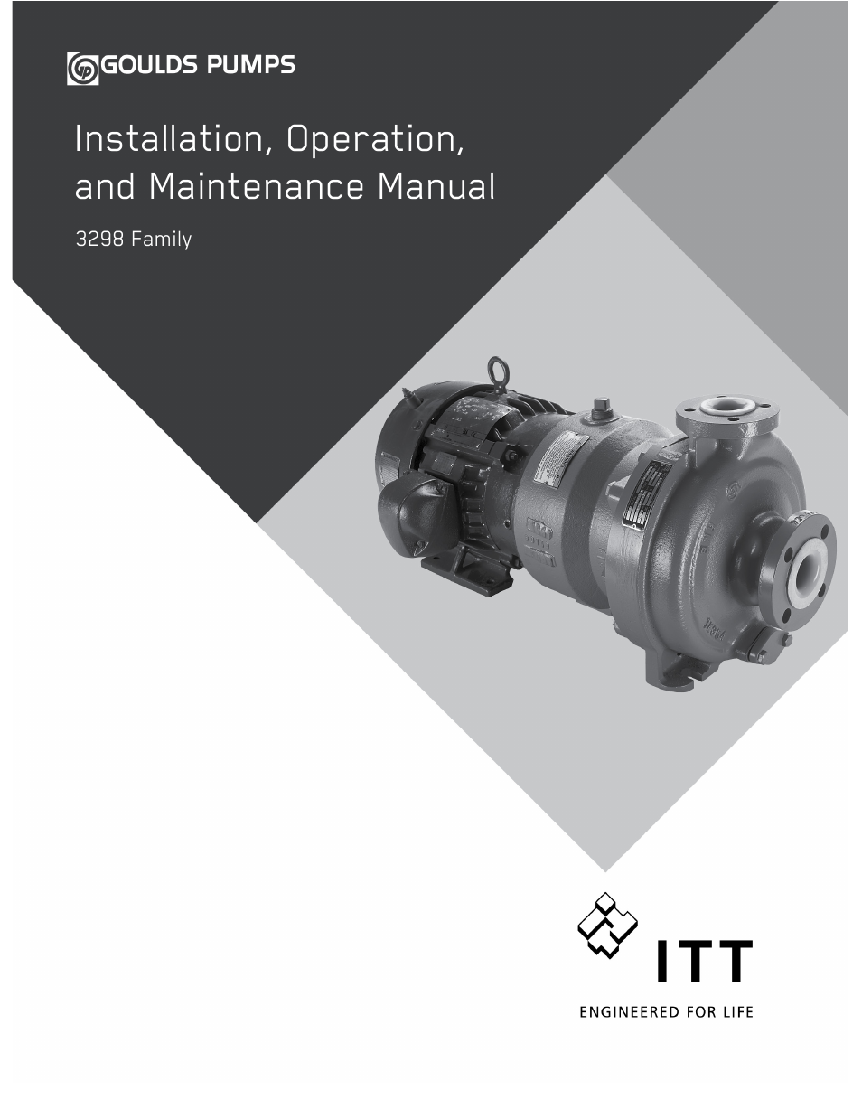 Goulds Pumps 3298 - IOM User Manual | 120 pages