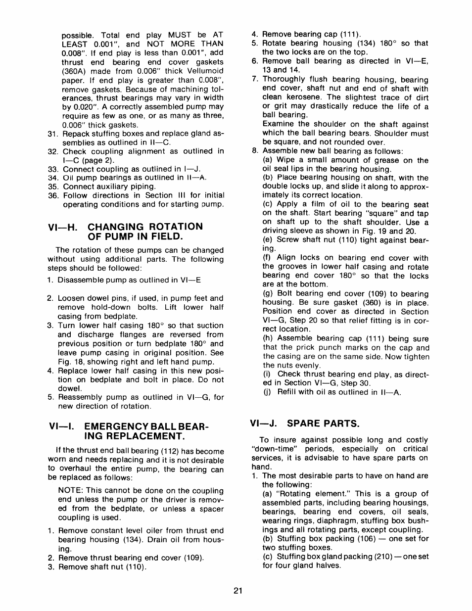 Goulds Pumps 3316 - IOM User Manual | Page 31 / 36