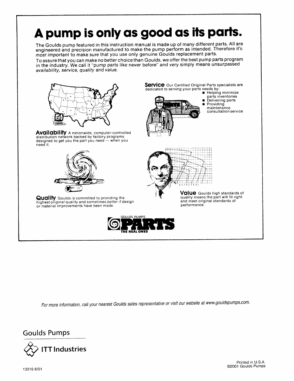 Goulds Pumps 3316 - IOM User Manual | Page 36 / 36