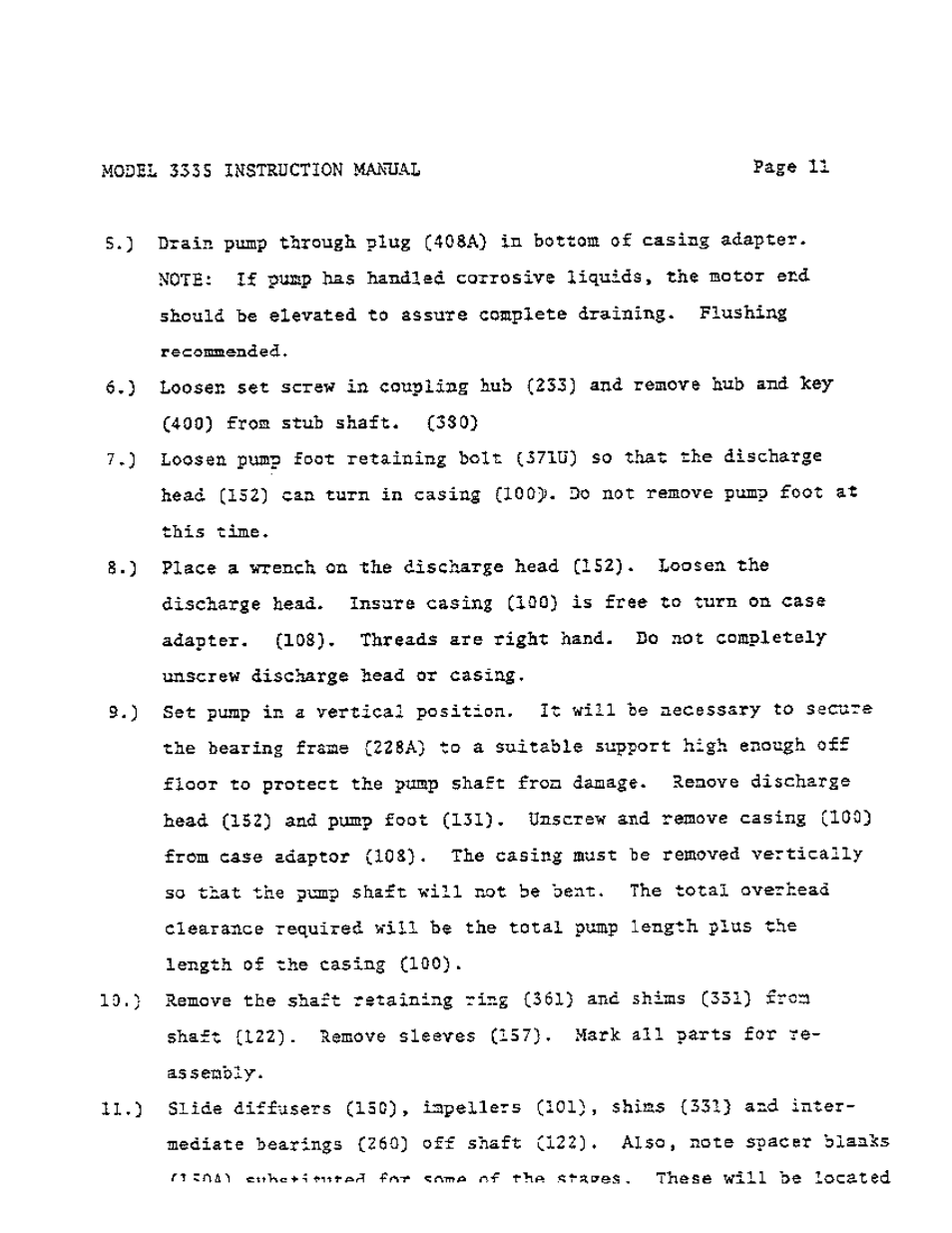 Goulds Pumps 3335 - IOM User Manual | Page 21 / 40