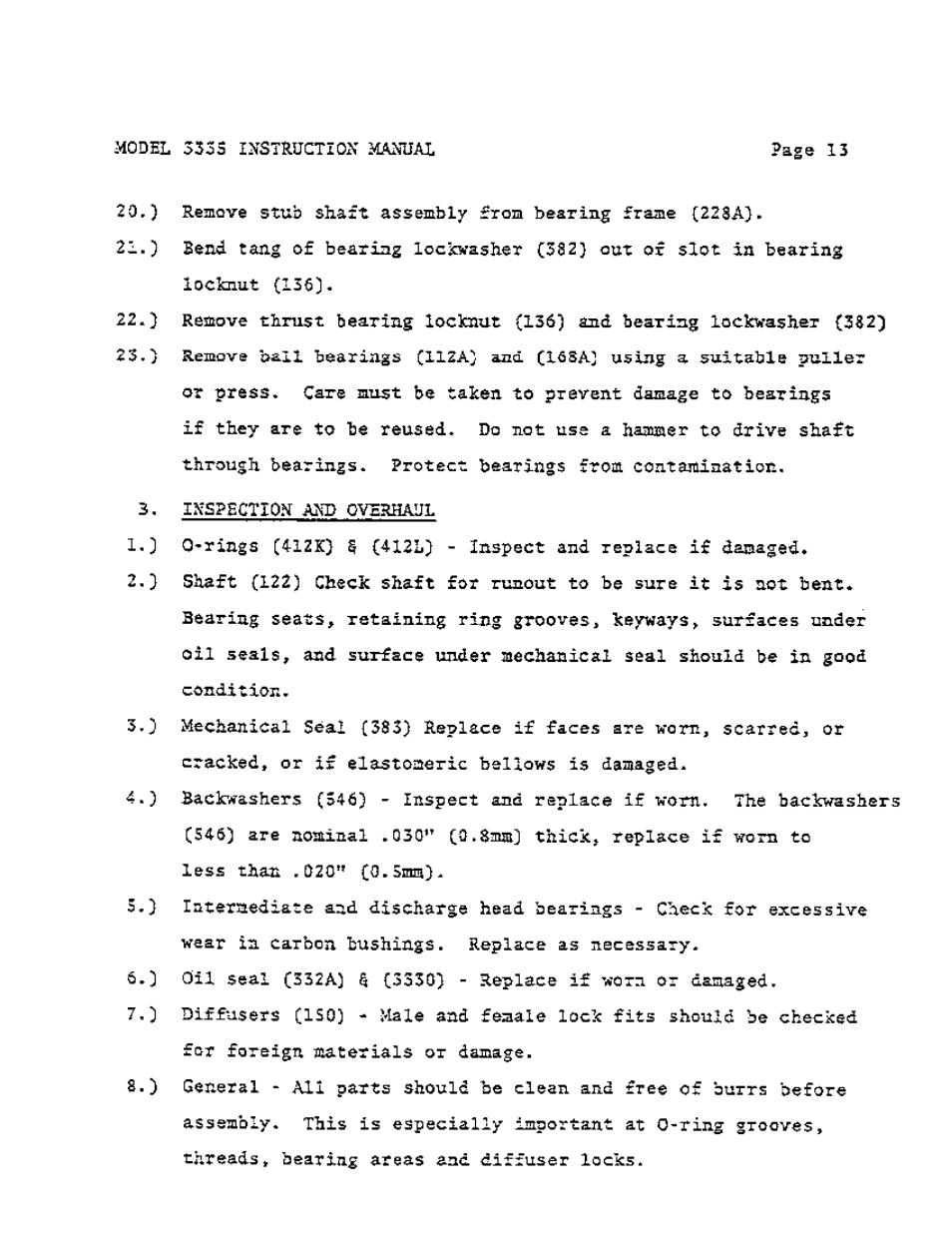 Goulds Pumps 3335 - IOM User Manual | Page 23 / 40