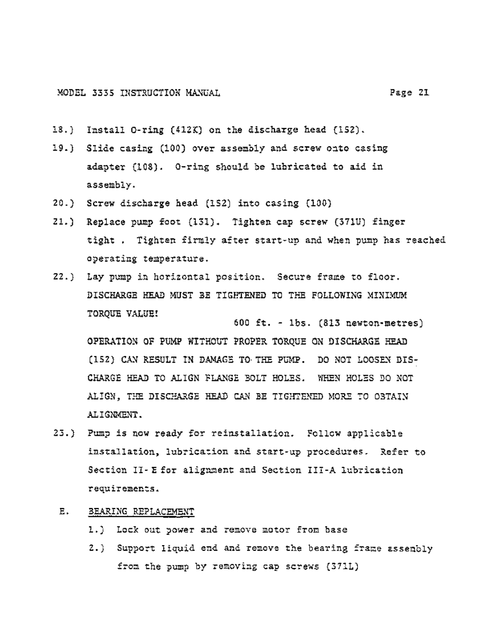 Goulds Pumps 3335 - IOM User Manual | Page 31 / 40