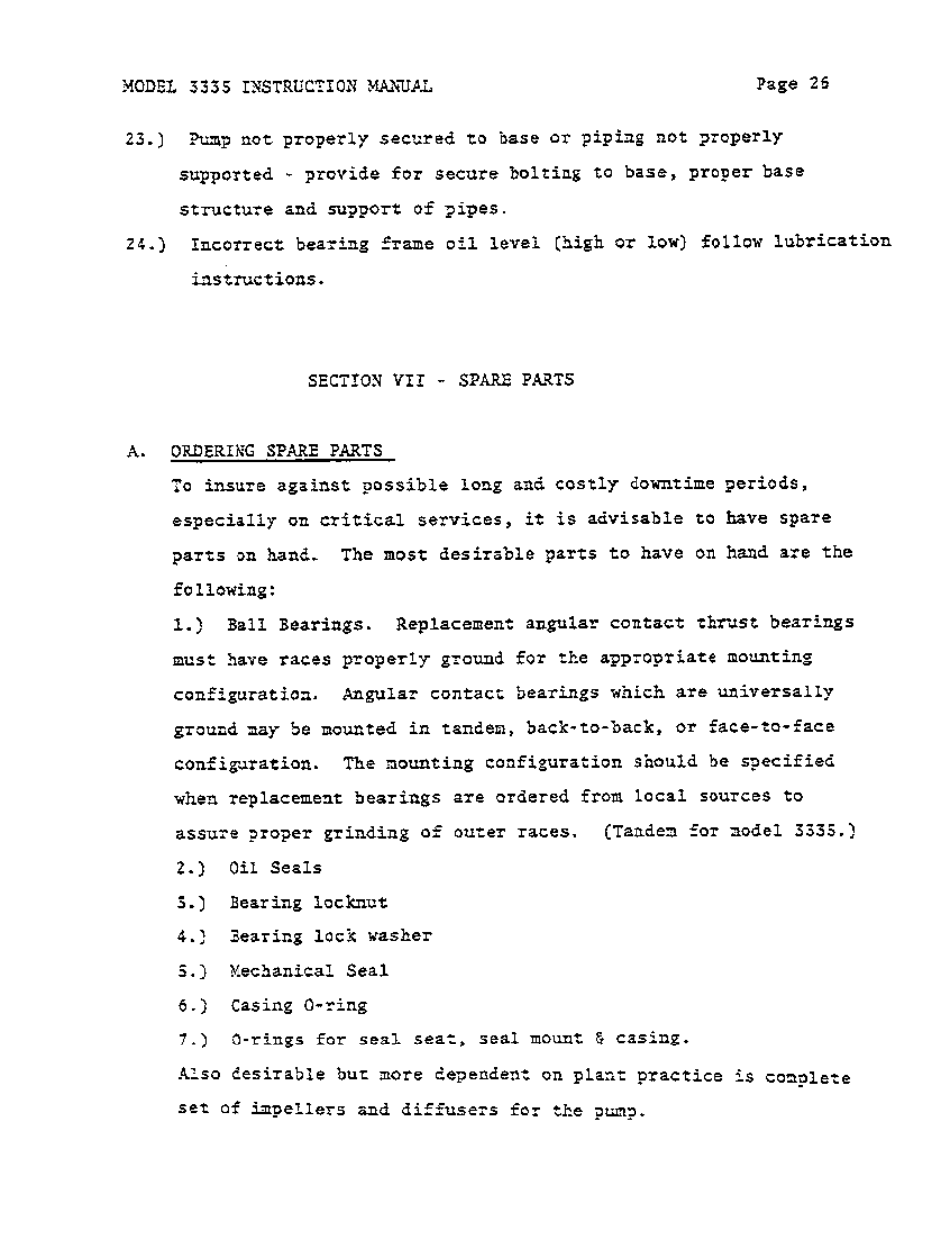 Goulds Pumps 3335 - IOM User Manual | Page 36 / 40