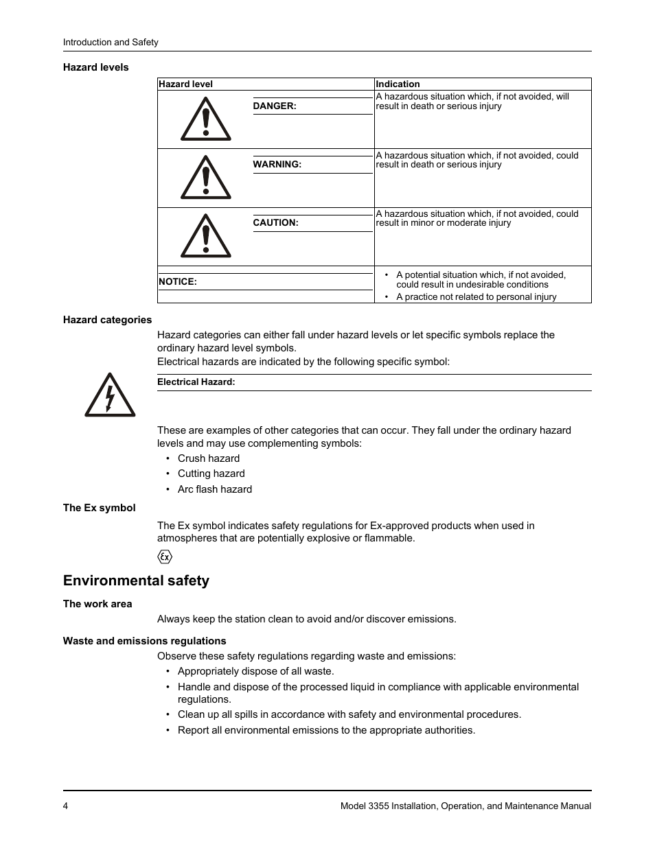 Environmental safety | Goulds Pumps 3355 - IOM User Manual | Page 6 / 66