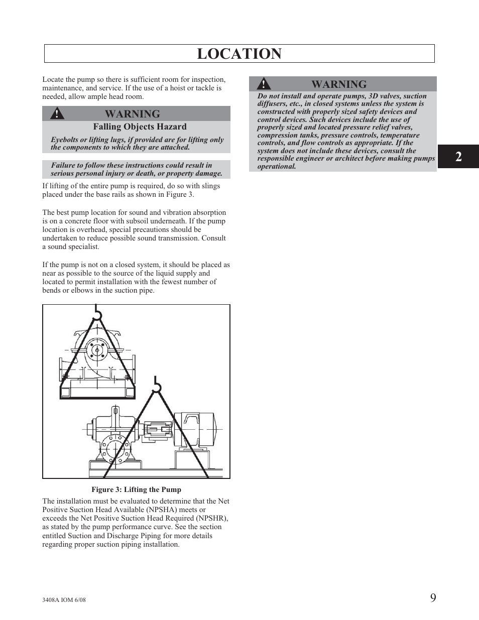 Location | Goulds Pumps 3408A - IOM User Manual | Page 17 / 44