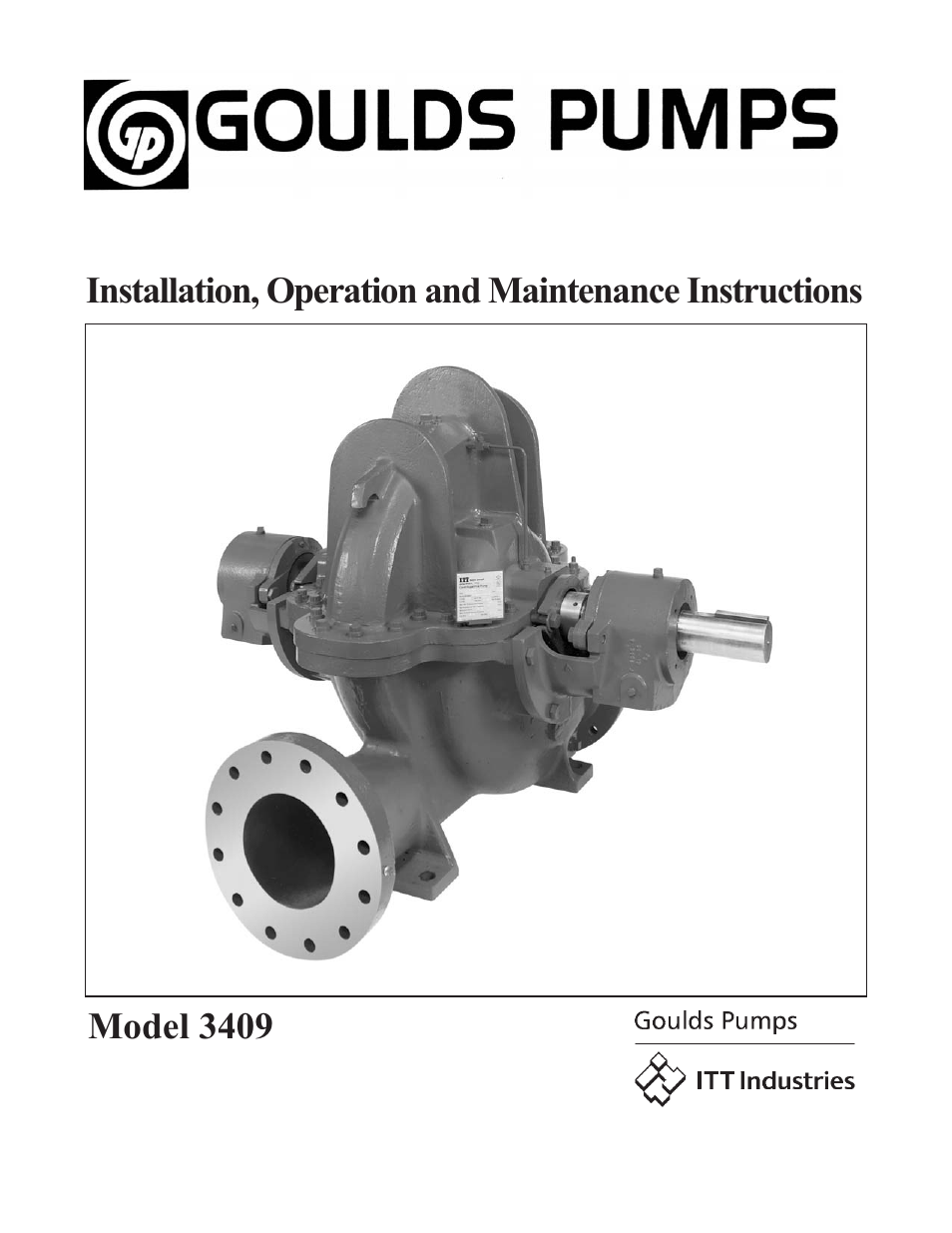 Goulds Pumps 3409 - IOM User Manual | 68 pages
