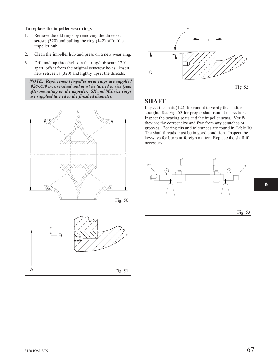 Shaft | Goulds Pumps 3420 - IOM User Manual | Page 71 / 120