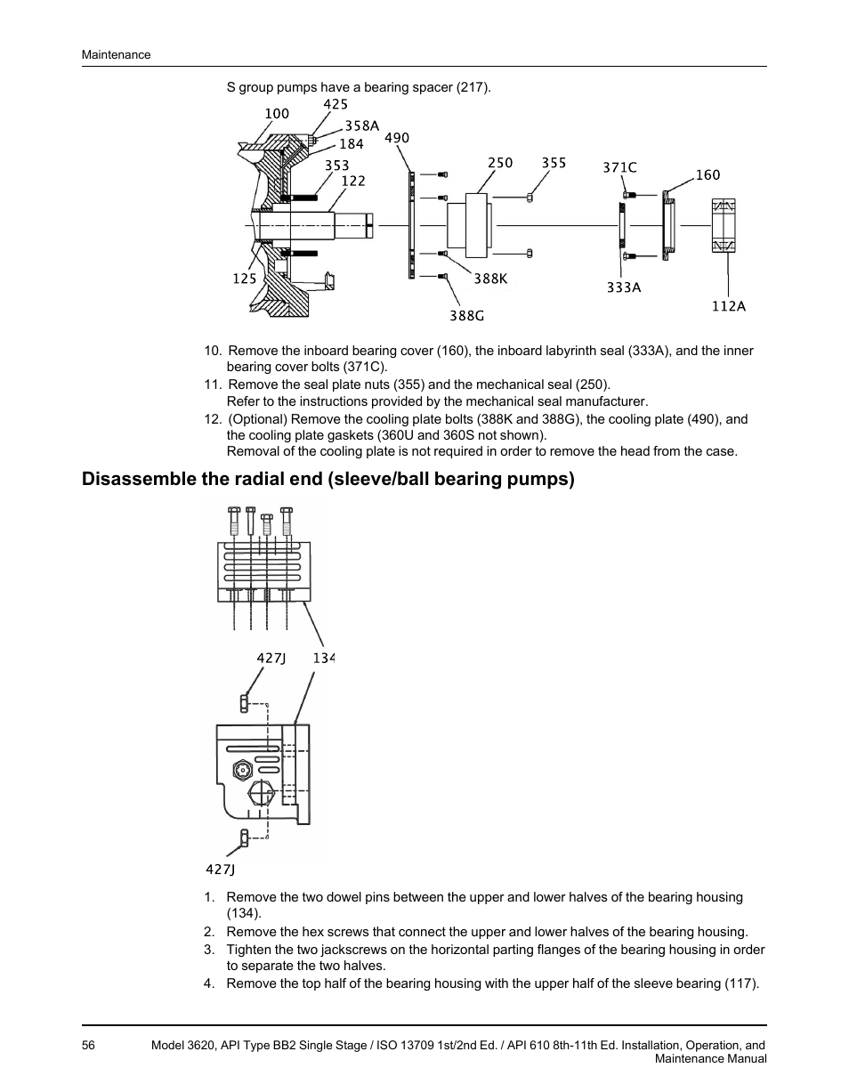 Goulds Pumps 3620 - IOM User Manual | Page 58 / 98