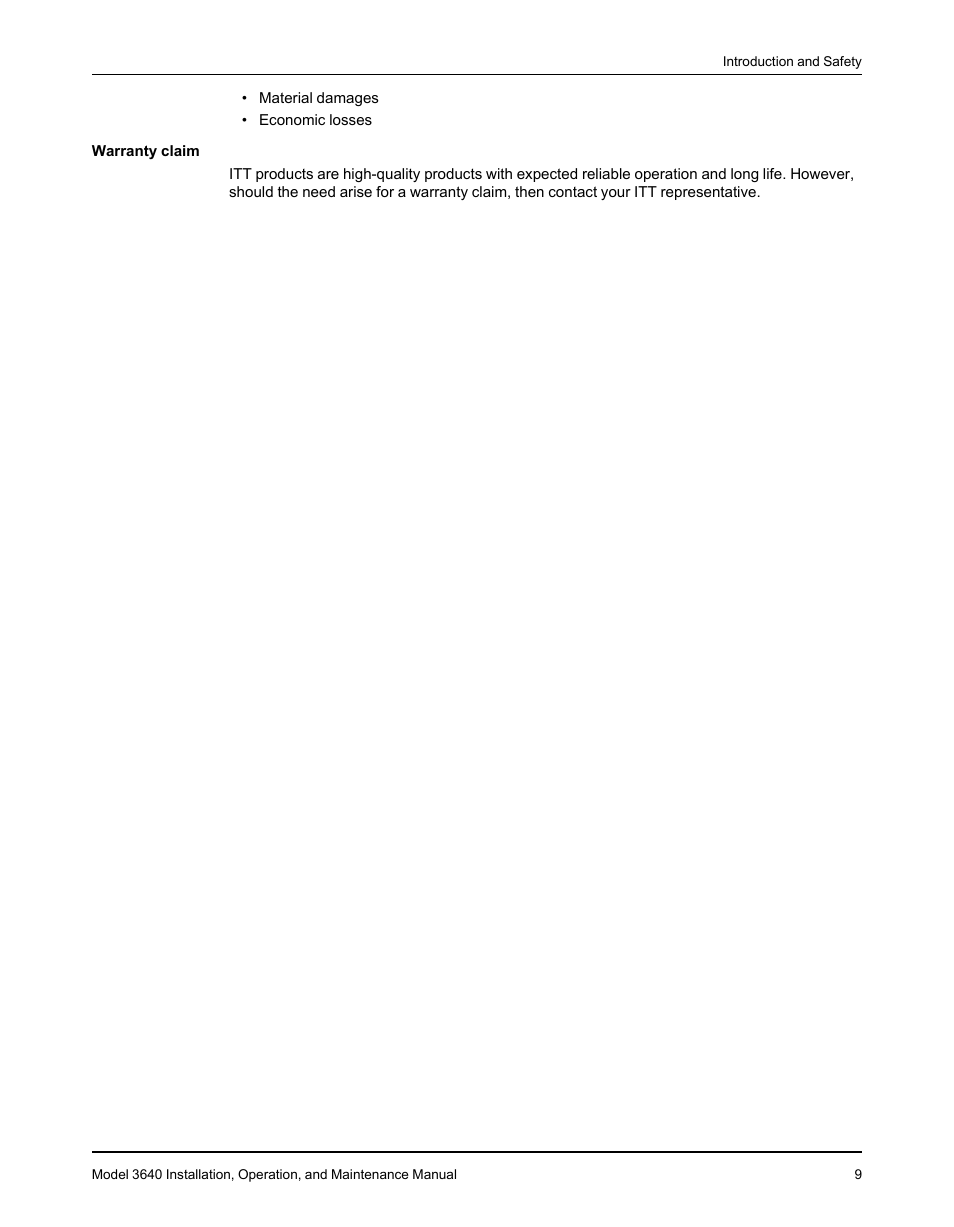 Goulds Pumps 3640 - IOM User Manual | Page 11 / 98