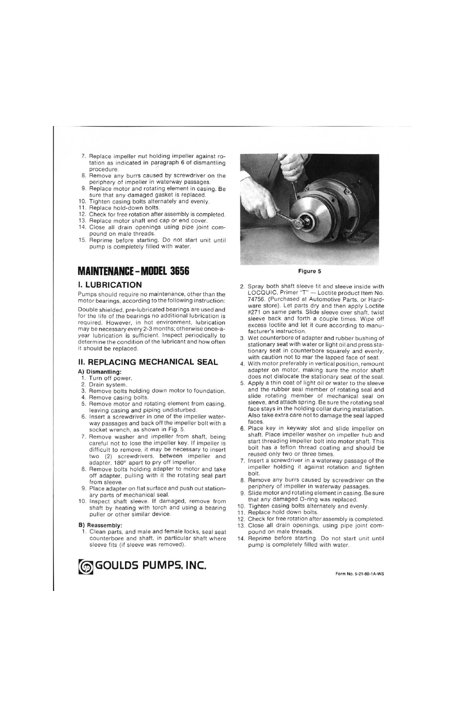 Goulds Pumps 3656 - IOM User Manual | Page 12 / 12