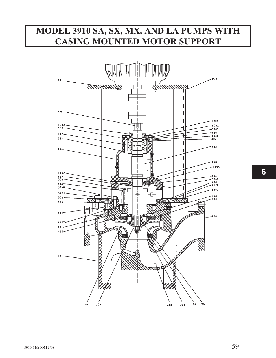 Goulds Pumps 3910 11th ed. - IOM User Manual | Page 59 / 80
