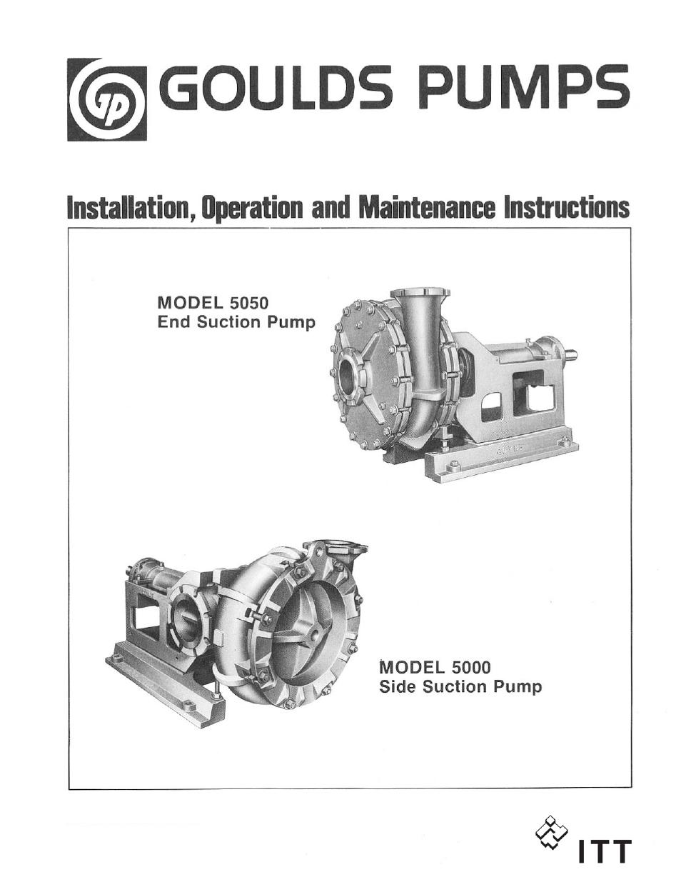 Goulds Pumps 5050 - IOM User Manual | 24 pages