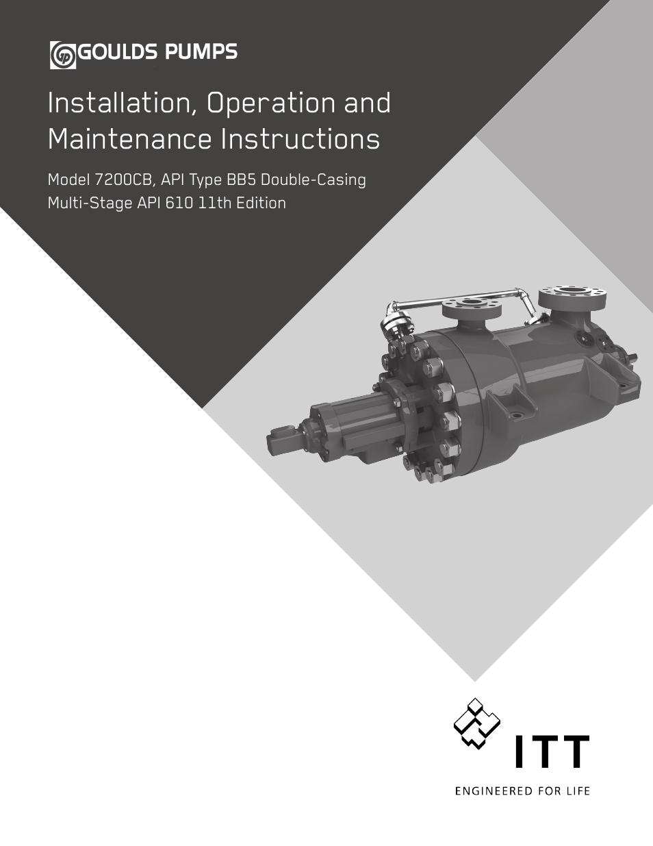 Goulds Pumps 7200CB - IOM User Manual | 132 pages