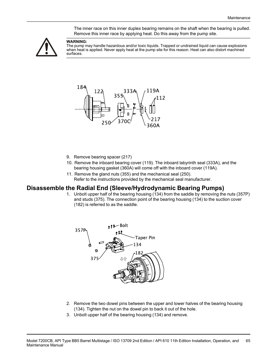 Goulds Pumps 7200CB - IOM User Manual | Page 67 / 132