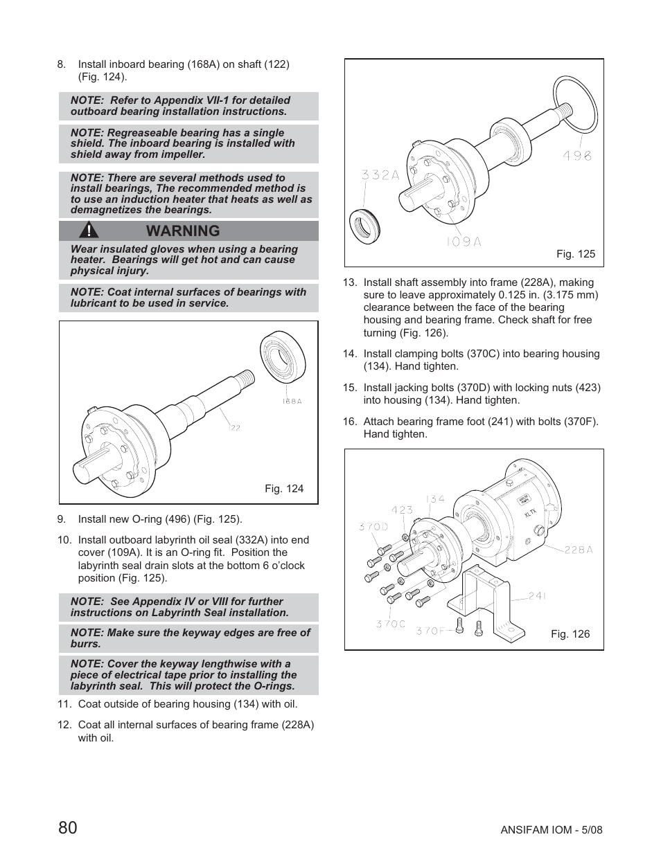 Warning | Goulds Pumps ANSI FAMILY IOM (ATEX Compliant) User Manual | Page 15 / 45