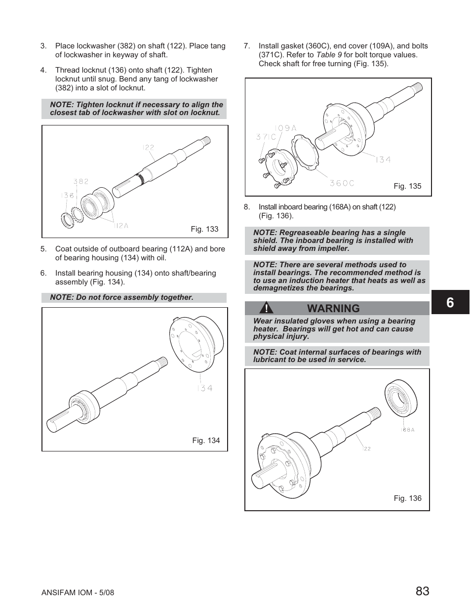 Warning | Goulds Pumps ANSI FAMILY IOM (ATEX Compliant) User Manual | Page 18 / 45