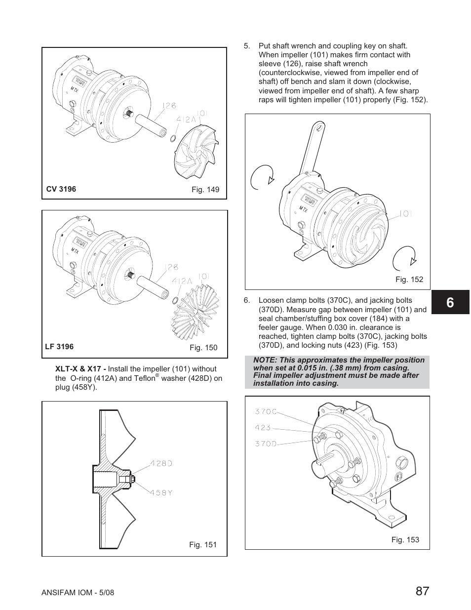 Goulds Pumps ANSI FAMILY IOM (ATEX Compliant) User Manual | Page 22 / 45