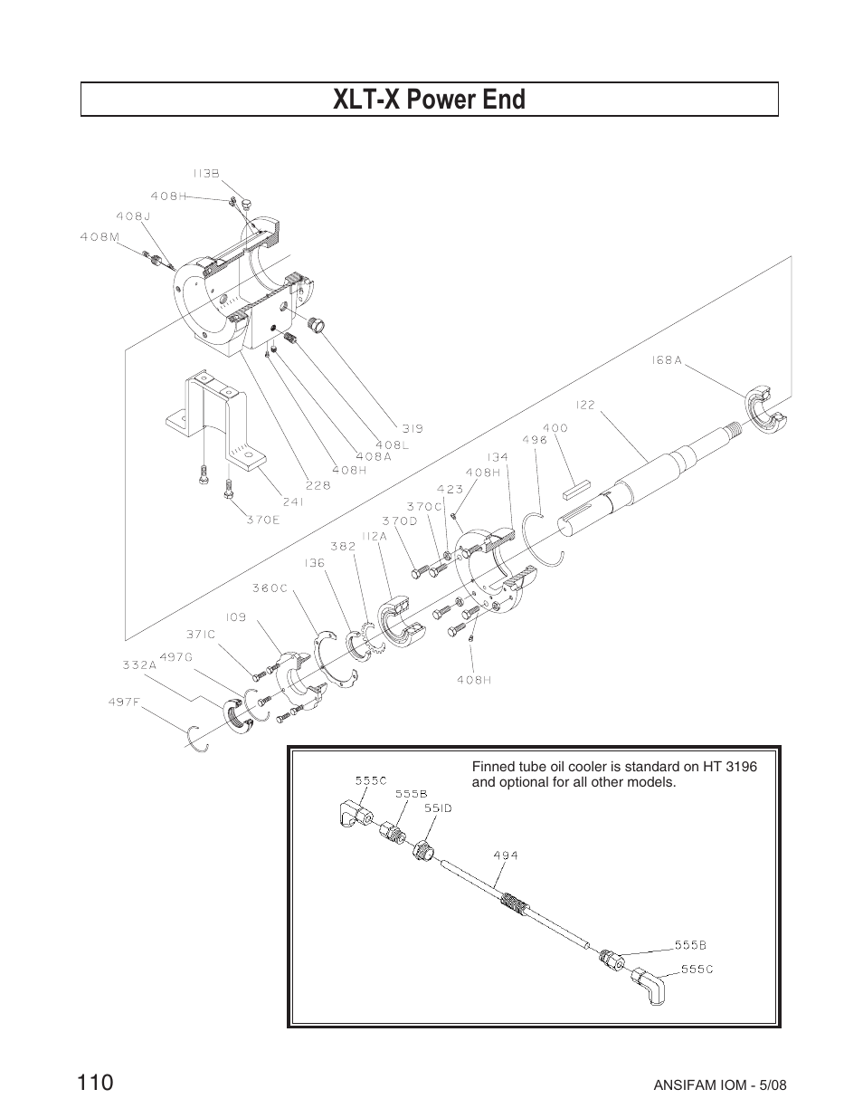 Xlt-x power end | Goulds Pumps ANSI FAMILY IOM (ATEX Compliant) User Manual | Page 45 / 45