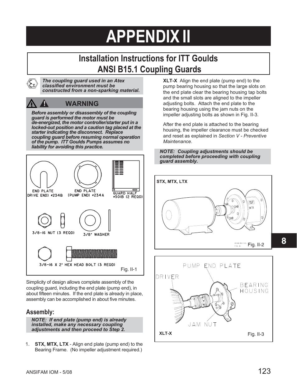 Appendix ii | Goulds Pumps ANSI FAMILY IOM (ATEX Compliant) User Manual | Page 21 / 42