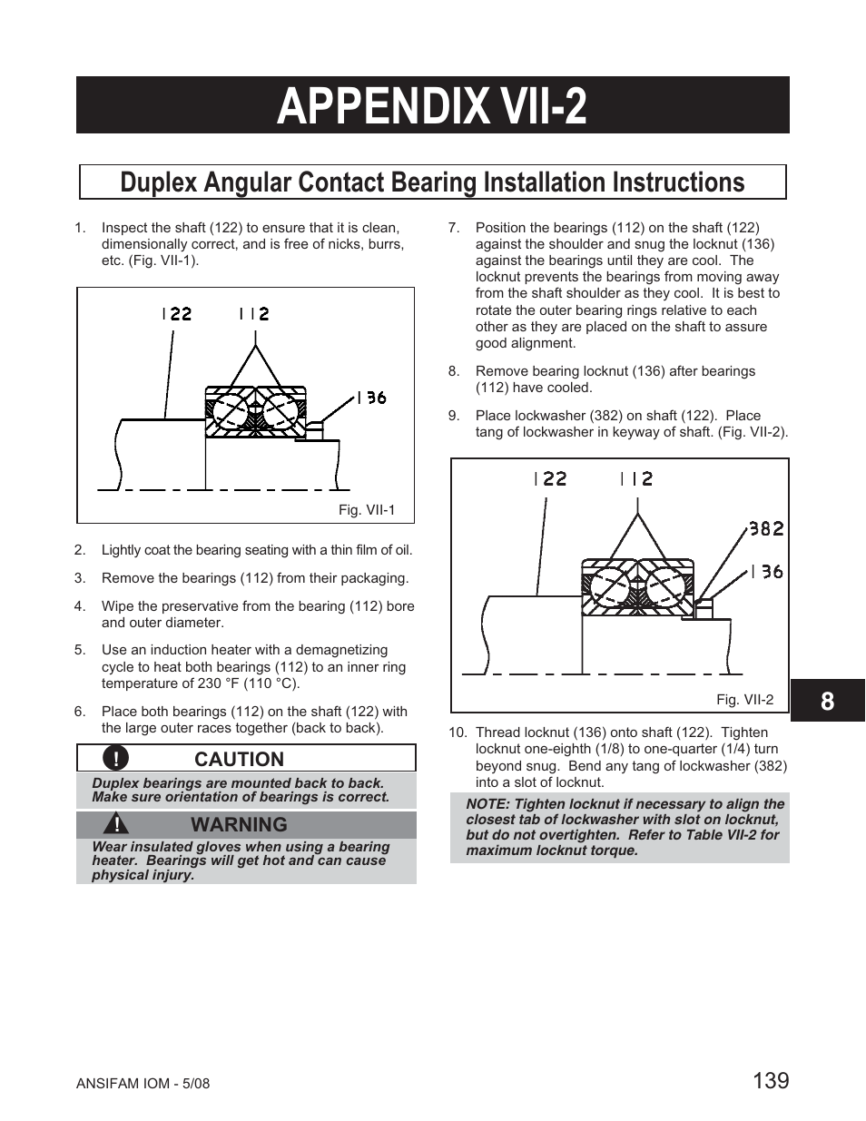 Appendix vii-2 | Goulds Pumps ANSI FAMILY IOM (ATEX Compliant) User Manual | Page 37 / 42