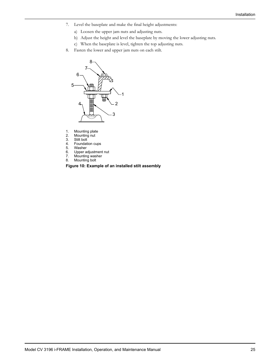 Goulds Pumps CV 3196 i-FRAME - IOM User Manual | Page 27 / 152