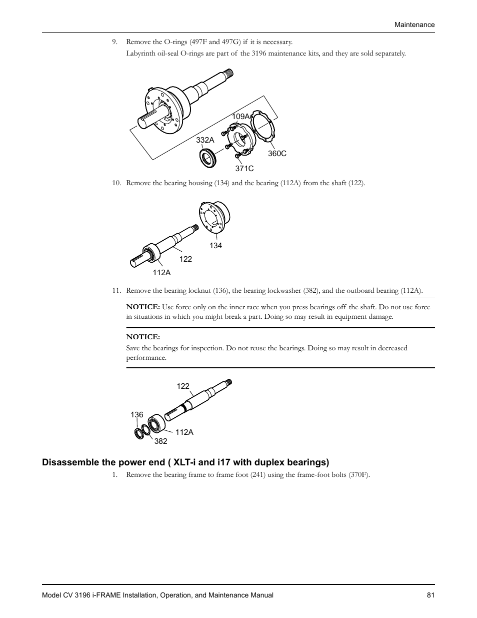 Goulds Pumps CV 3196 i-FRAME - IOM User Manual | Page 83 / 152