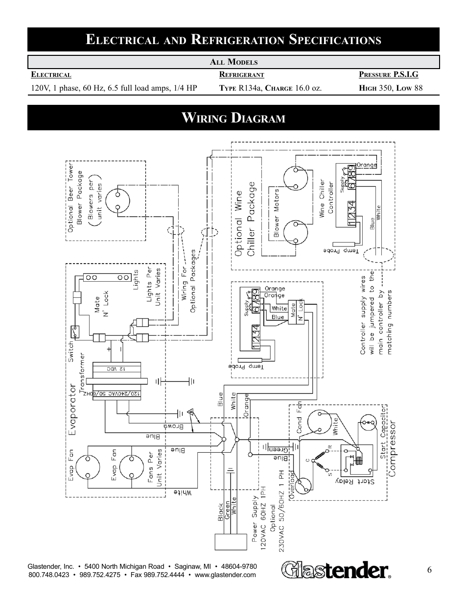 Glastender WR User Manual | Page 7 / 13