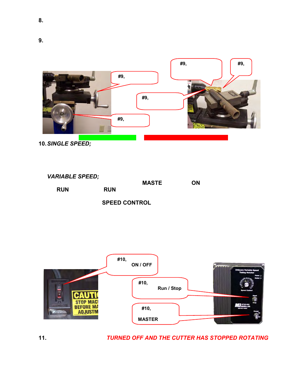 Mittler Bros Machine & Tool 400-VSUADJ User Manual | Page 9 / 38
