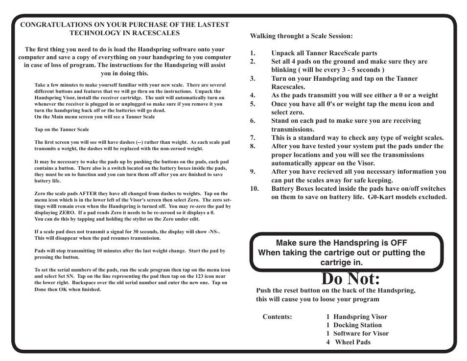 Do not | Mittler Bros Machine & Tool 50520-Old User Manual | Page 2 / 2