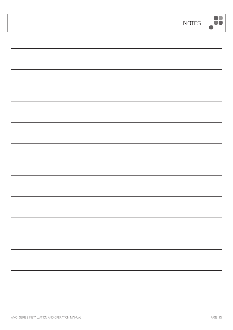 Australian Monitor AMC+60 User Manual | Page 15 / 16