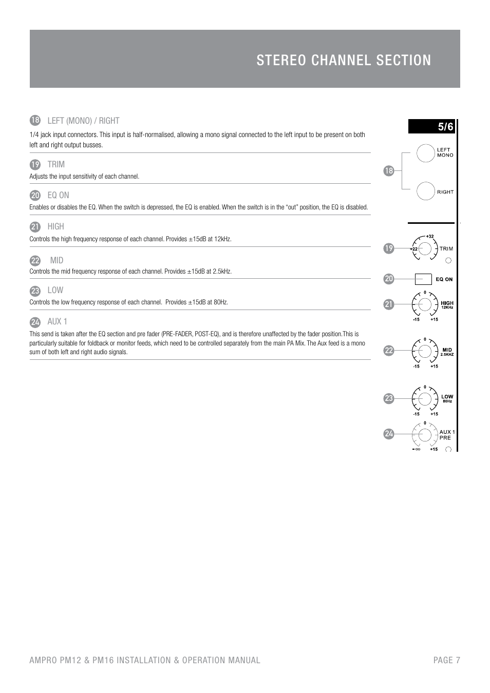 Australian Monitor PM16 User Manual | Page 7 / 16