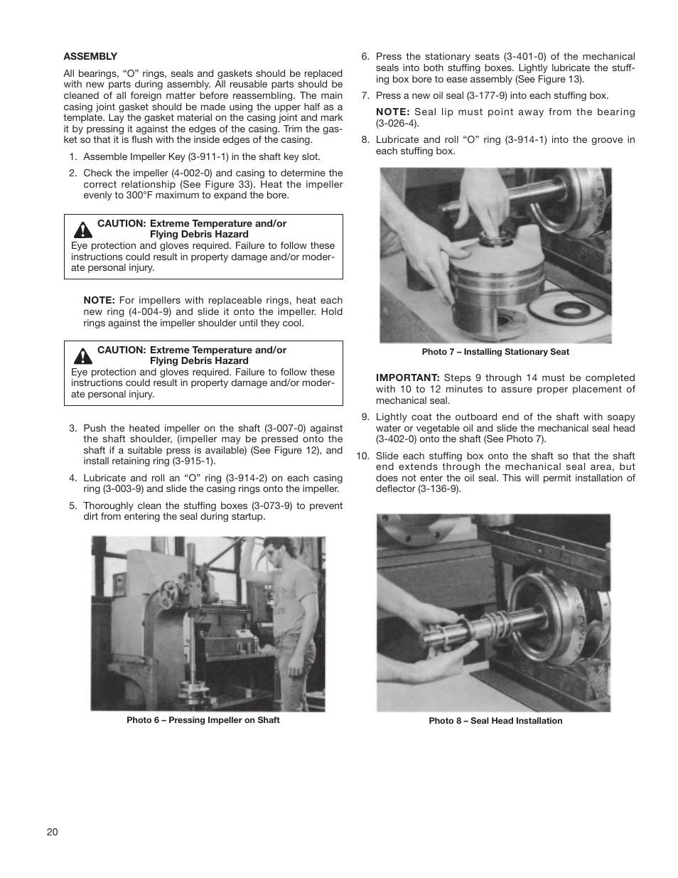 Bell & Gossett P81875G Series HSC-S Centrifugal Pump User Manual | Page 20 / 31