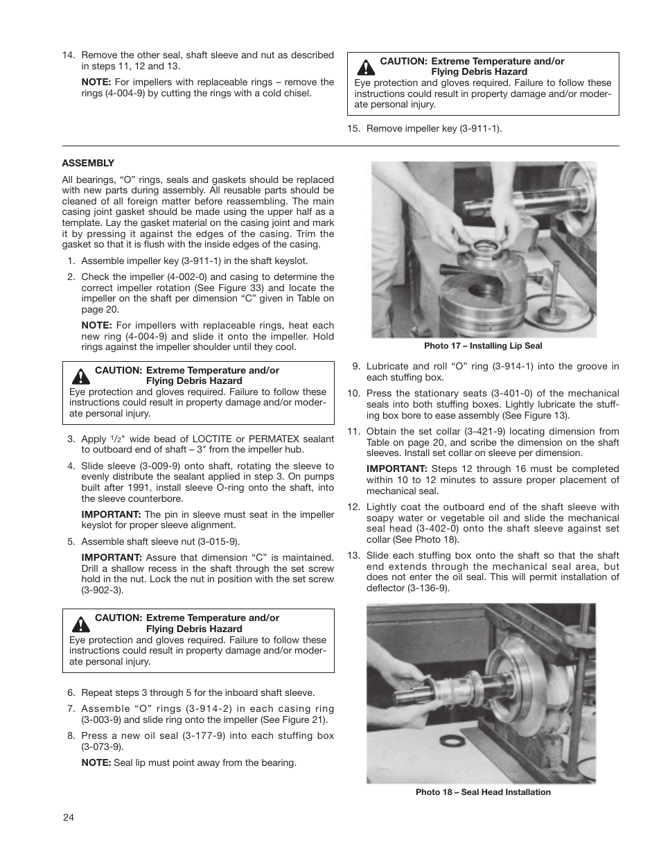 Bell & Gossett P81875G Series HSC-S Centrifugal Pump User Manual | Page 24 / 31