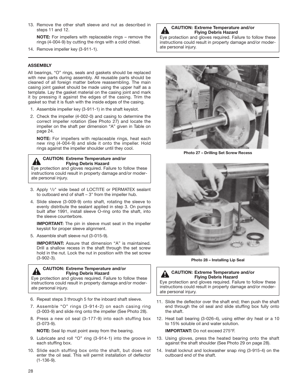 Bell & Gossett P81875G Series HSC-S Centrifugal Pump User Manual | Page 28 / 31